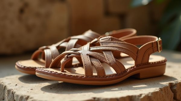 Le point sur sandales artisanales